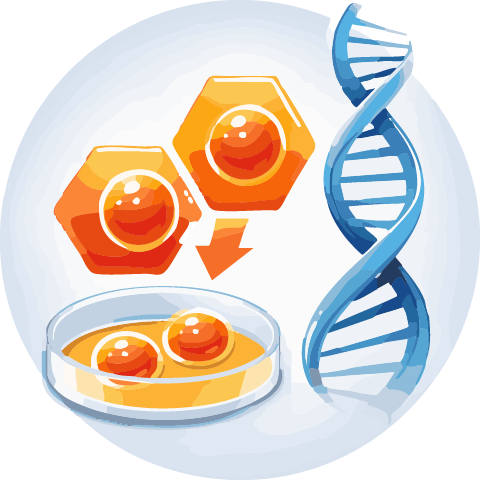 Stem cell therapy icon